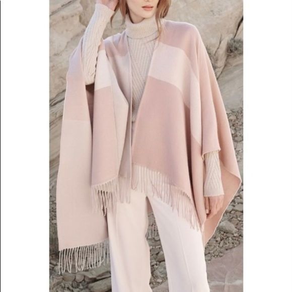 NWT! SOIA & KYO Woven Scarf with Fringe Cardigan - Picture 2 of 7